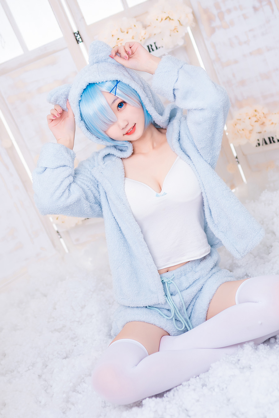 图片[1]-【在线看】兔玩映画 VOL.017 睡衣雷姆 [42P] 精选 - WEIME-写真网-WEIME-写真网