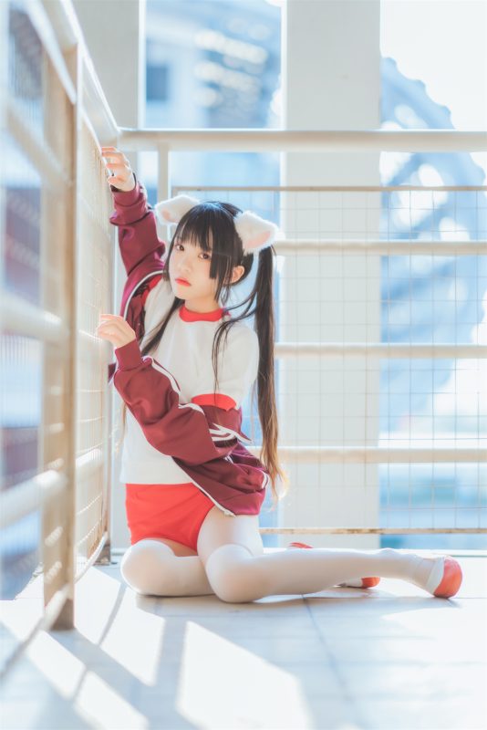 【在线看】桜桃喵 VOL.046 [44P] 红色体操服-维密网-全网首发微密圈美女写真