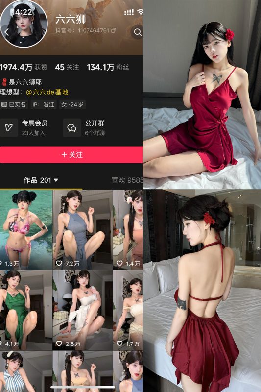 【在线看】抖音 六六狮 岛遇 NO.001期 【28P8V】-维密网-全网首发微密圈美女写真