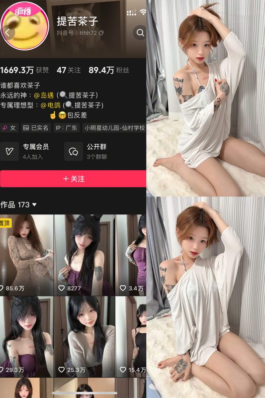 【在线看】抖音 提苦茶子 岛遇 NO.002期 【17P6V】-维密网-全网首发微密圈美女写真